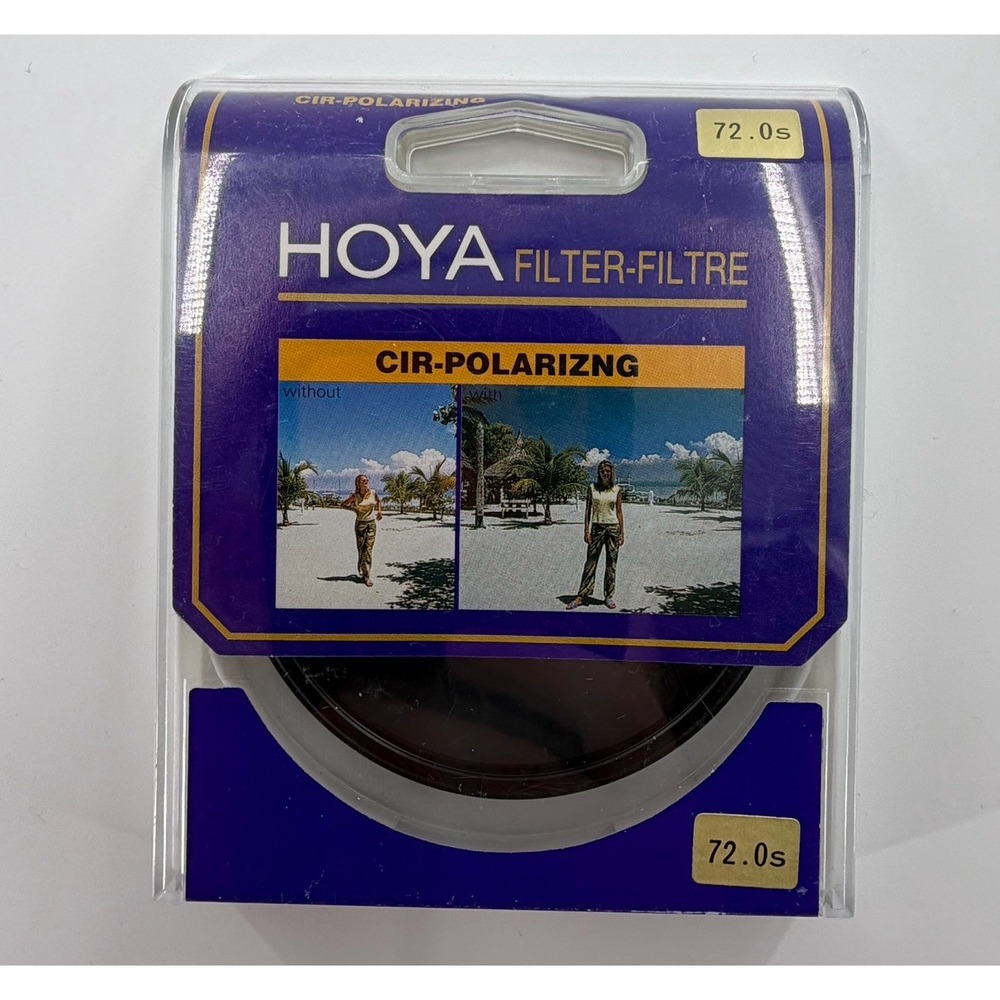 Hoya 72mm Circular Polarizer CIR-PL CPL Camera Lens Filter Made in Japan - Picture 2 of 8